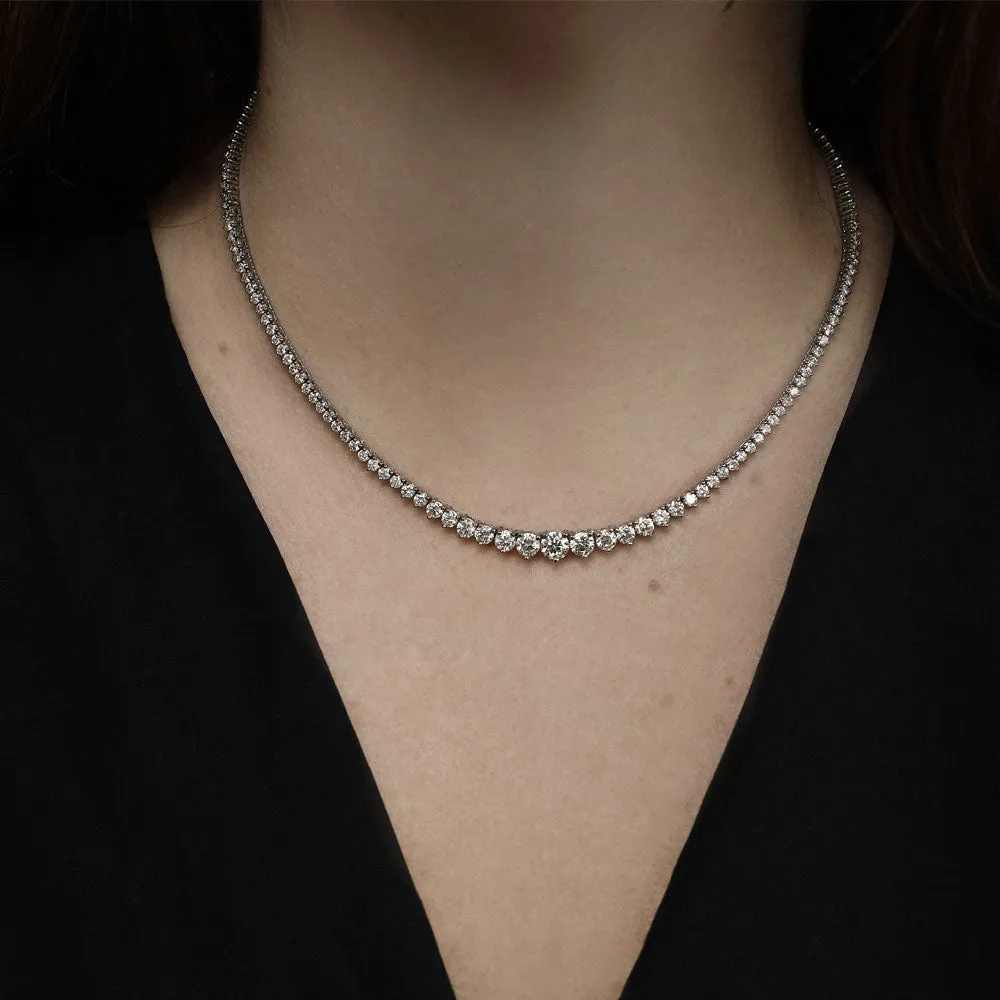 12kt Diamond Riviera Necklace