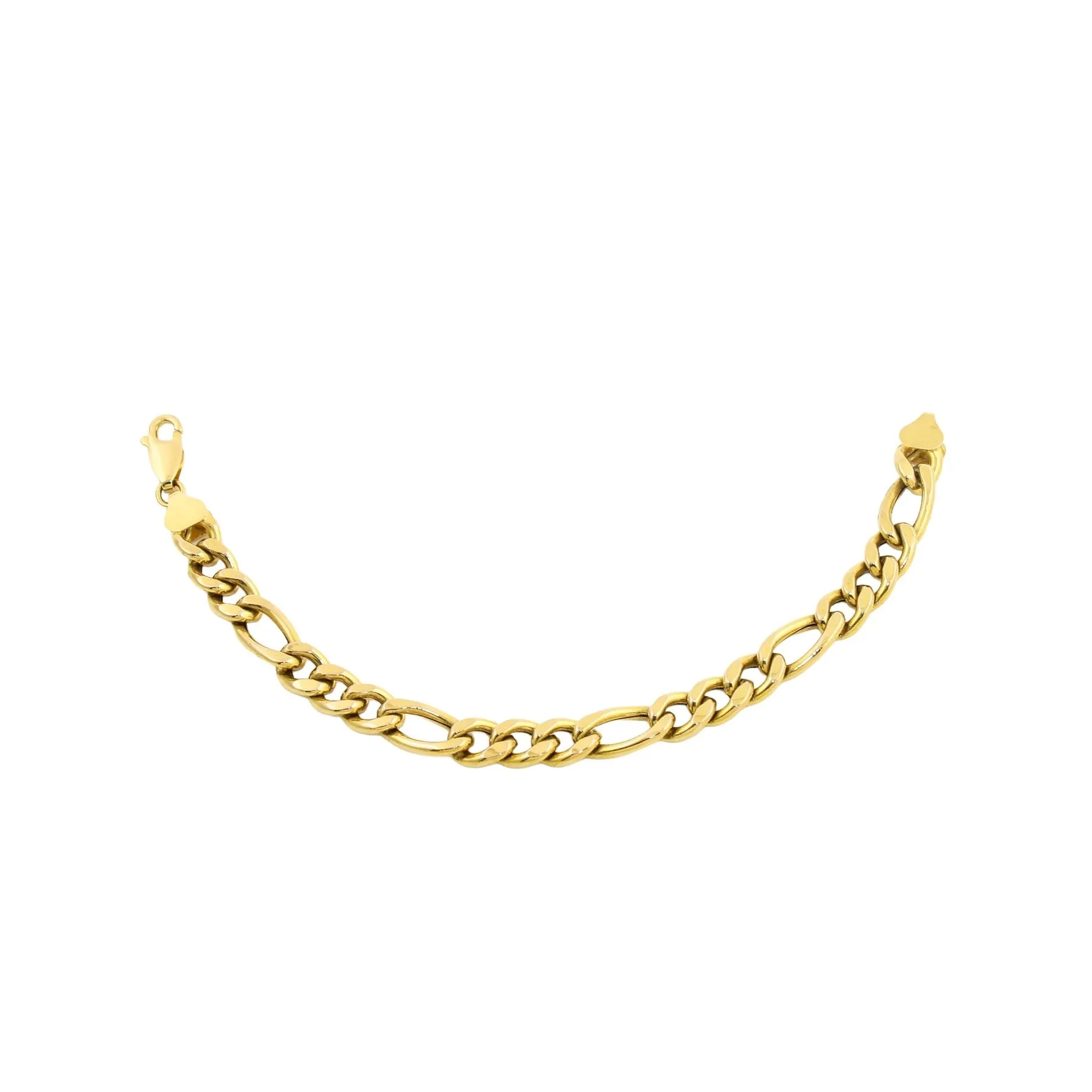 14K Figaro Chain Bracelet