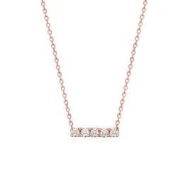 14KP Bar Necklace (118N400319P14)