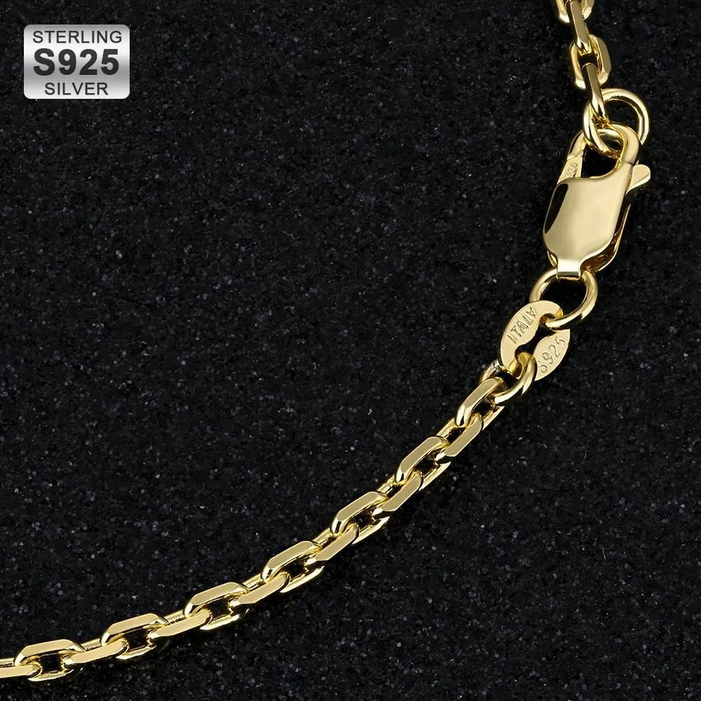 2.5mm Cable Chain in 925 Sterling Silver