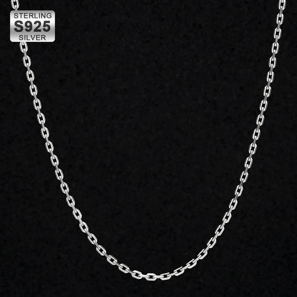 2.5mm Cable Chain in 925 Sterling Silver