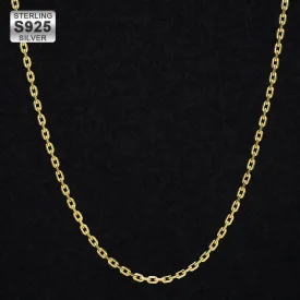 2.5mm Cable Chain in 925 Sterling Silver