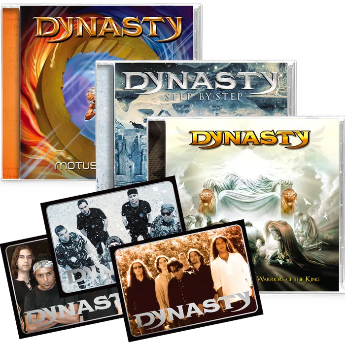 3-CD BUDGET DYNASTY BUNDLE   BONUS TRACKS, LTD Collectors Cards (Massive Melodic Heavy Metal!)