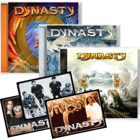 3-CD BUDGET DYNASTY BUNDLE   BONUS TRACKS, LTD Collectors Cards (Massive Melodic Heavy Metal!)