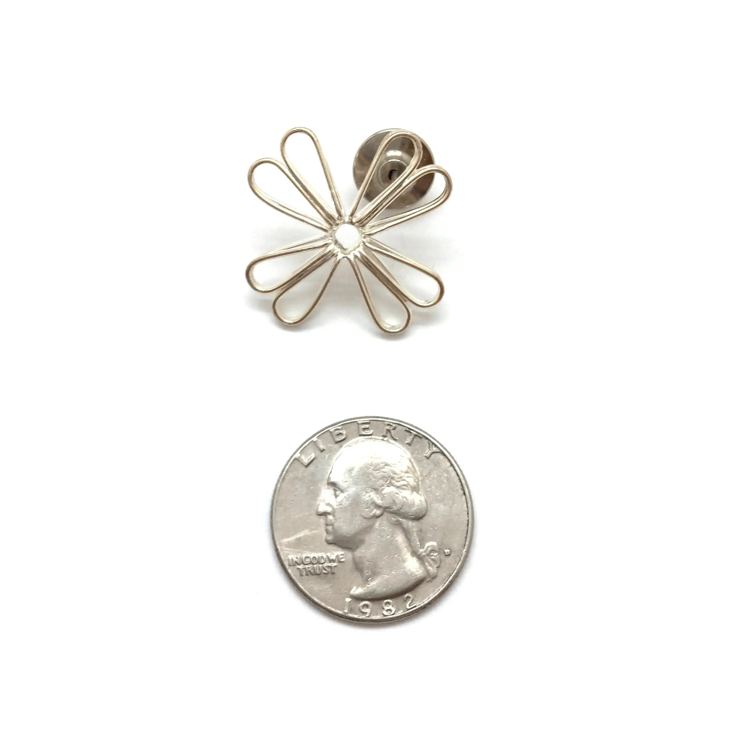 4 Petal Mini Brooch