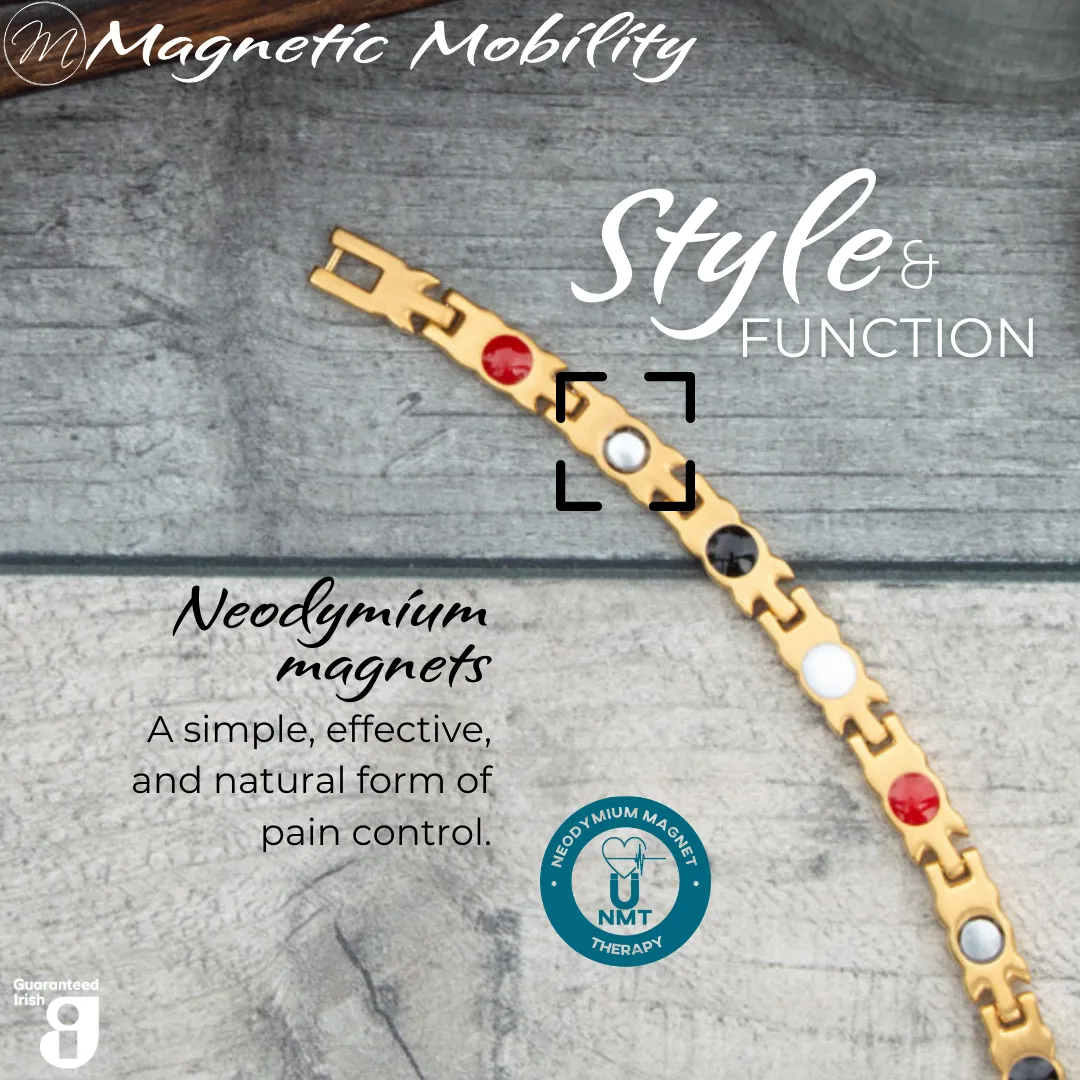 4in1 Magnetic Bracelet: Meadowsweet Sun | Magnetic Mobility