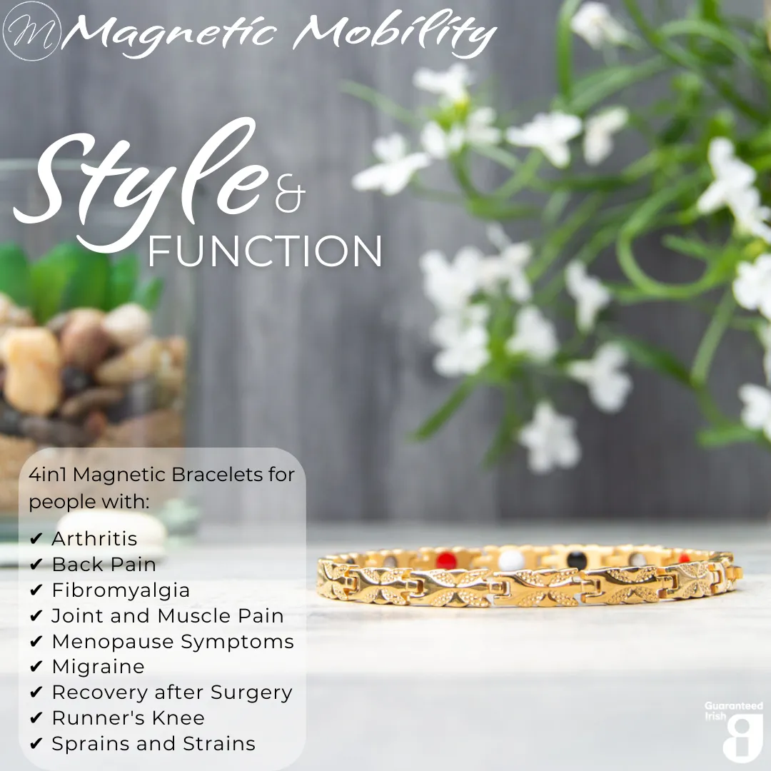 4in1 Magnetic Bracelet: Meadowsweet Sun | Magnetic Mobility