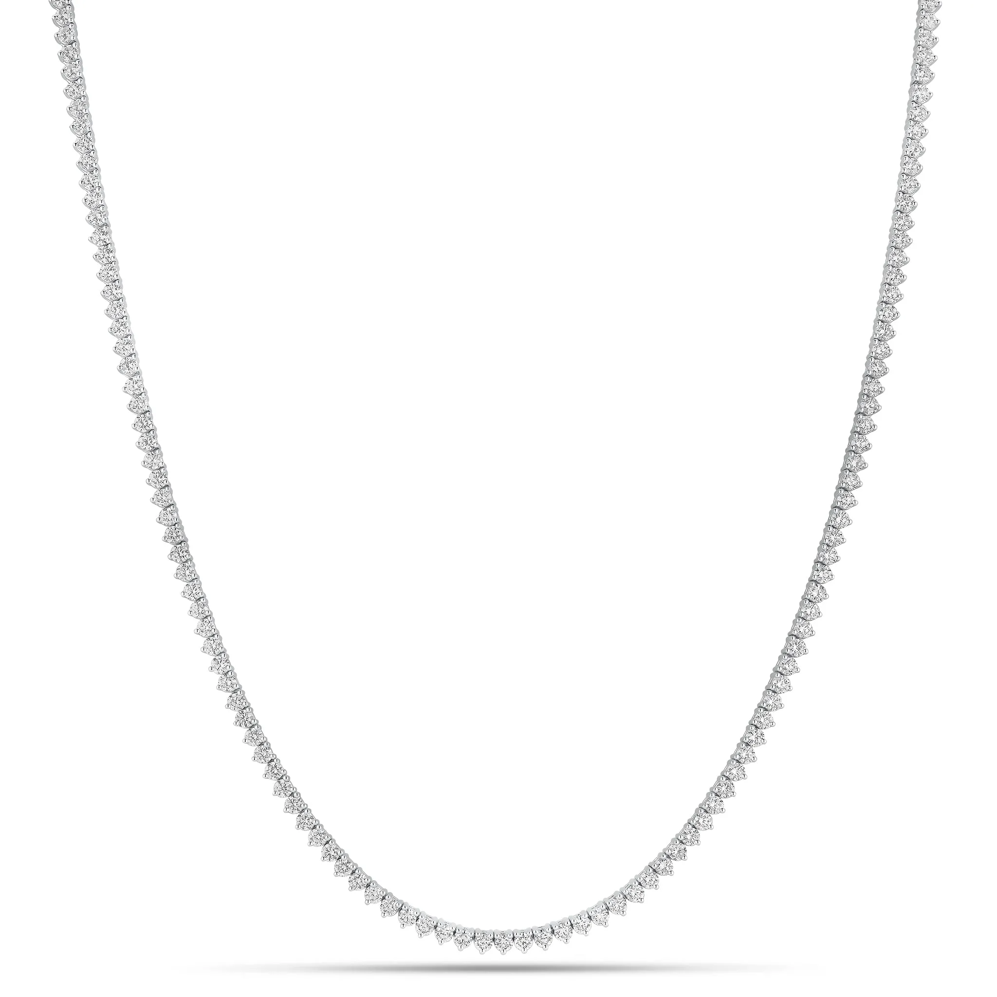 7.61 ct Diamond Tennis Necklace