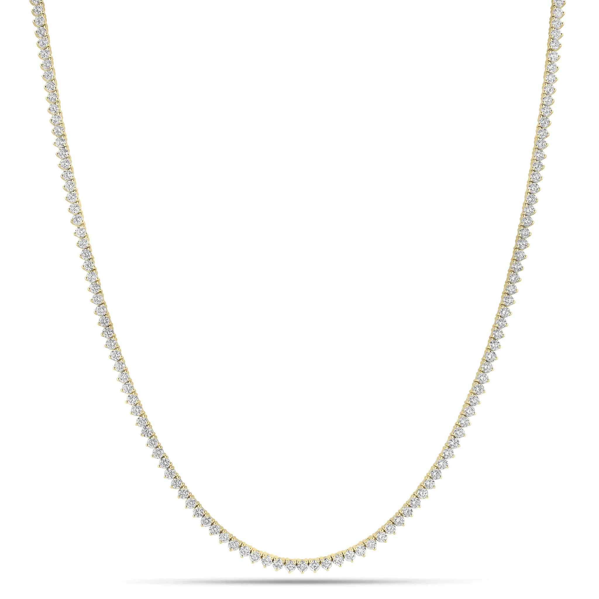 7.61 ct Diamond Tennis Necklace