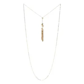 Adjustable Gold Tassel Necklace