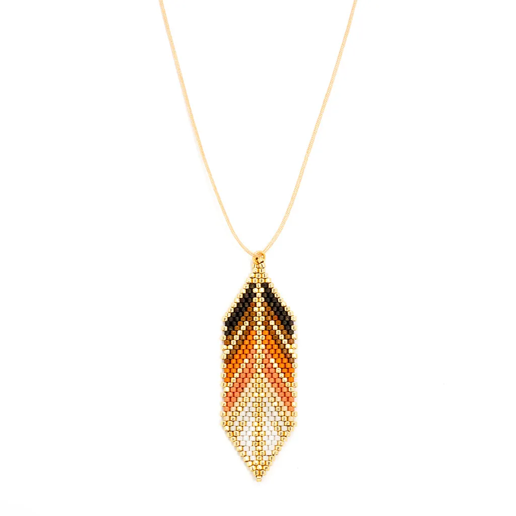 Ana Peregrina Large Pluma Necklace - Mole