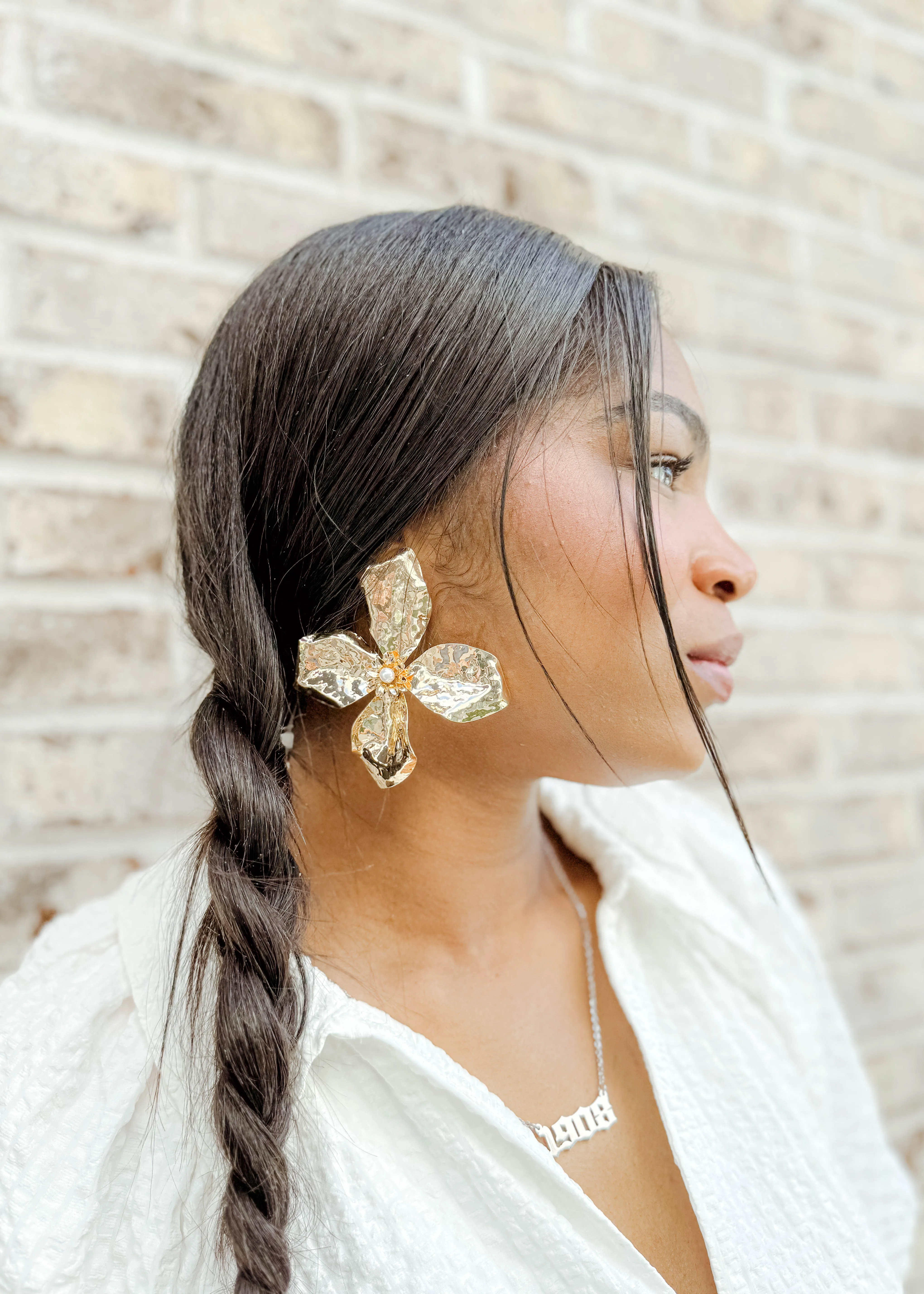 Big Flower Earrings