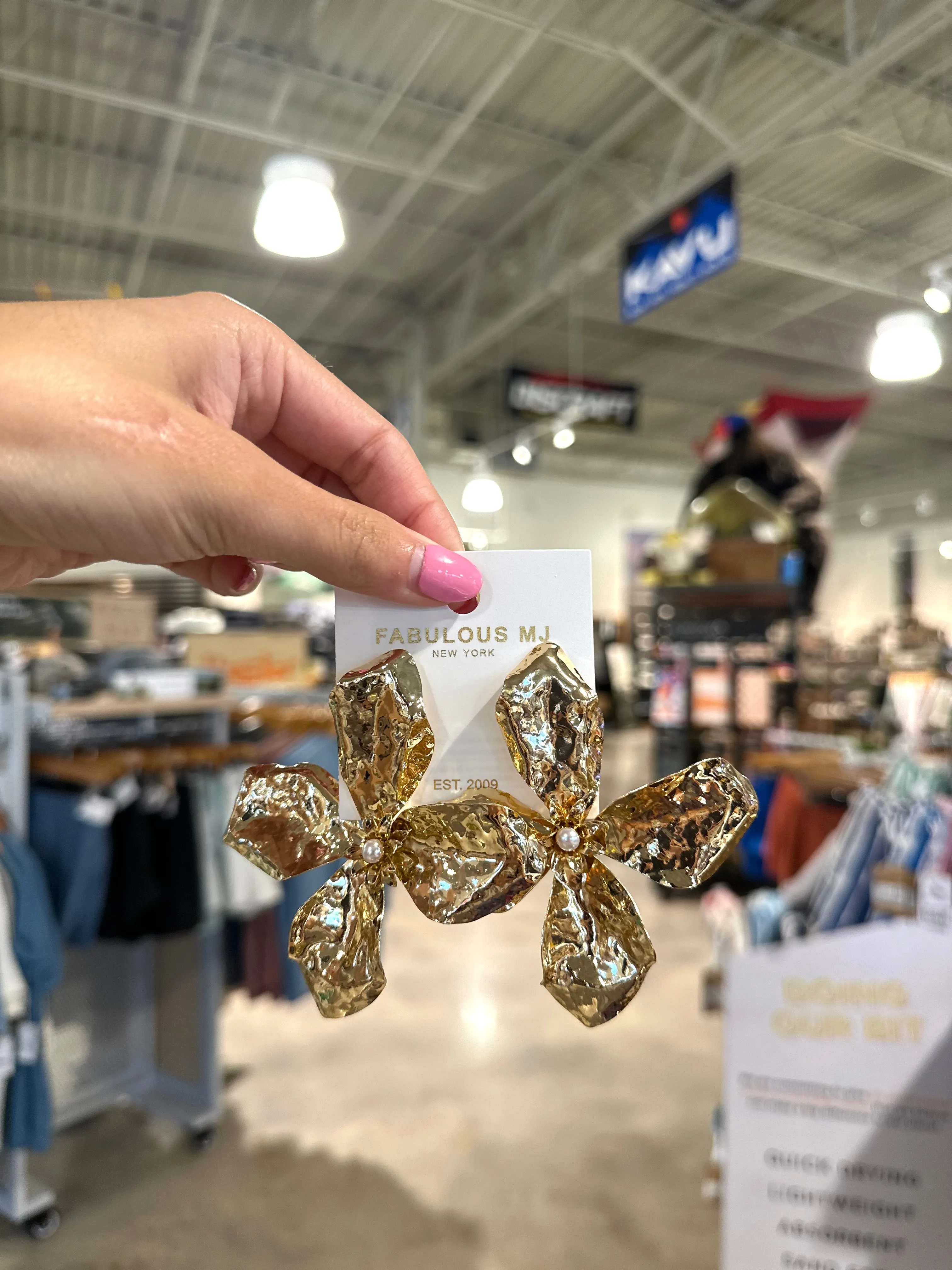 Big Flower Earrings