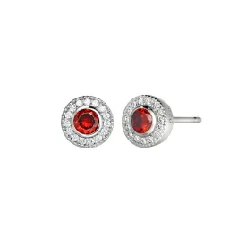 Birth Gems Ruby Earrings