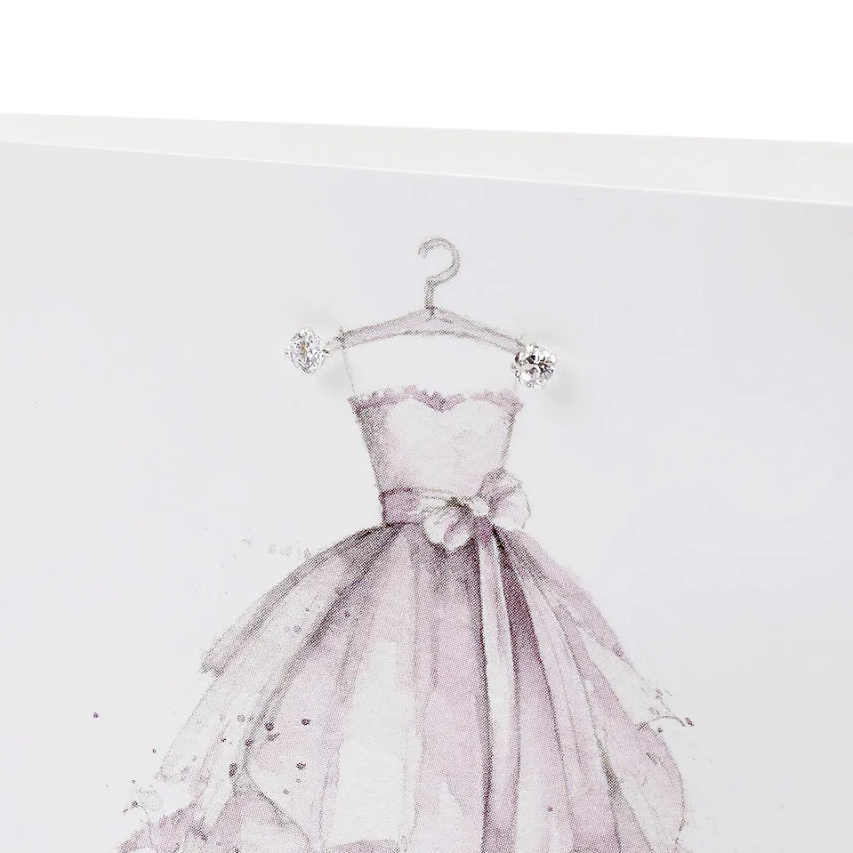 Boxed Party Dress Sweet Sixteen Silver Earring Card