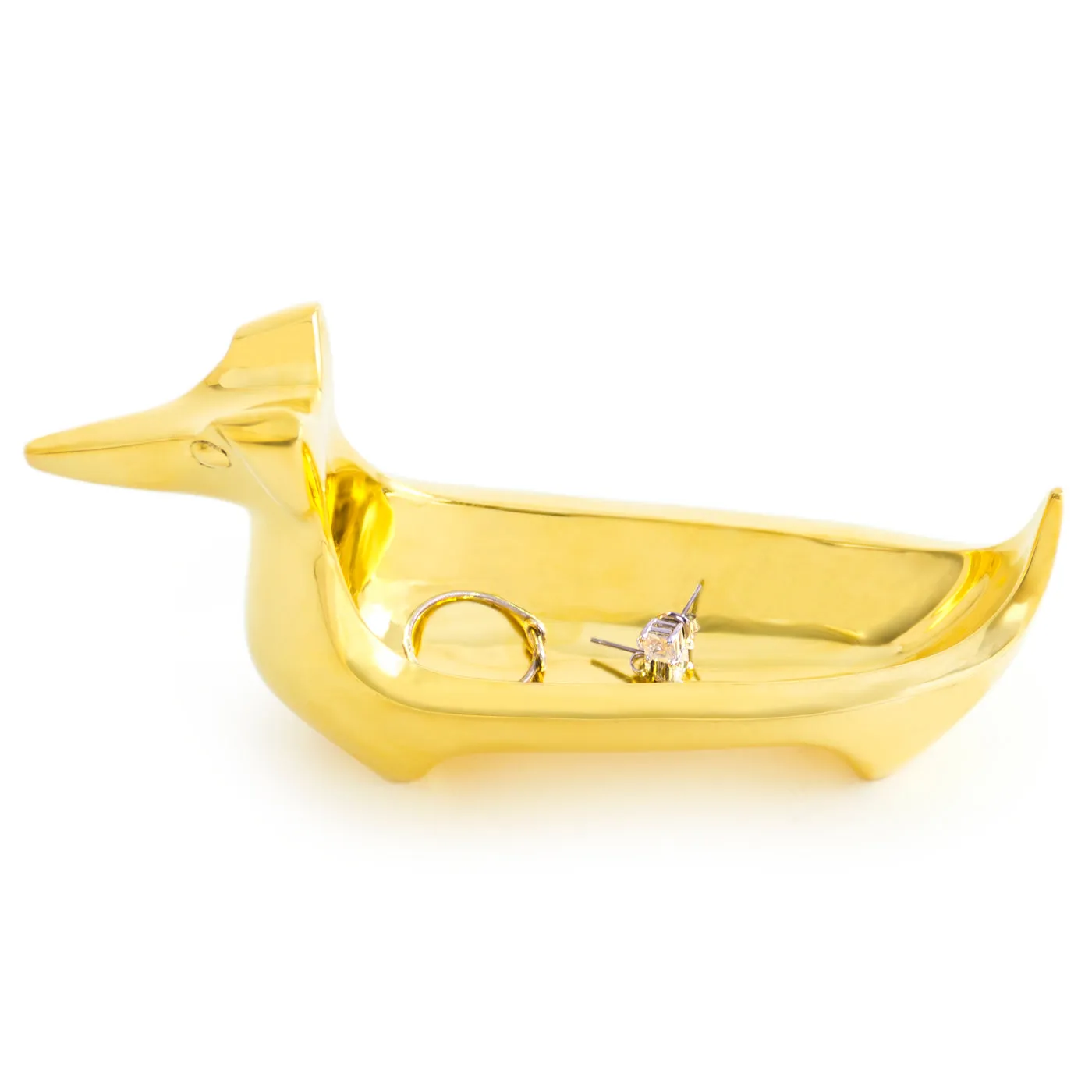 Brass Dachshund Ring Bowl