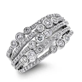 Constellations Diamond Ring (1.00 ct Diamonds) in White Gold