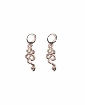 Dangling Serpent Earrings