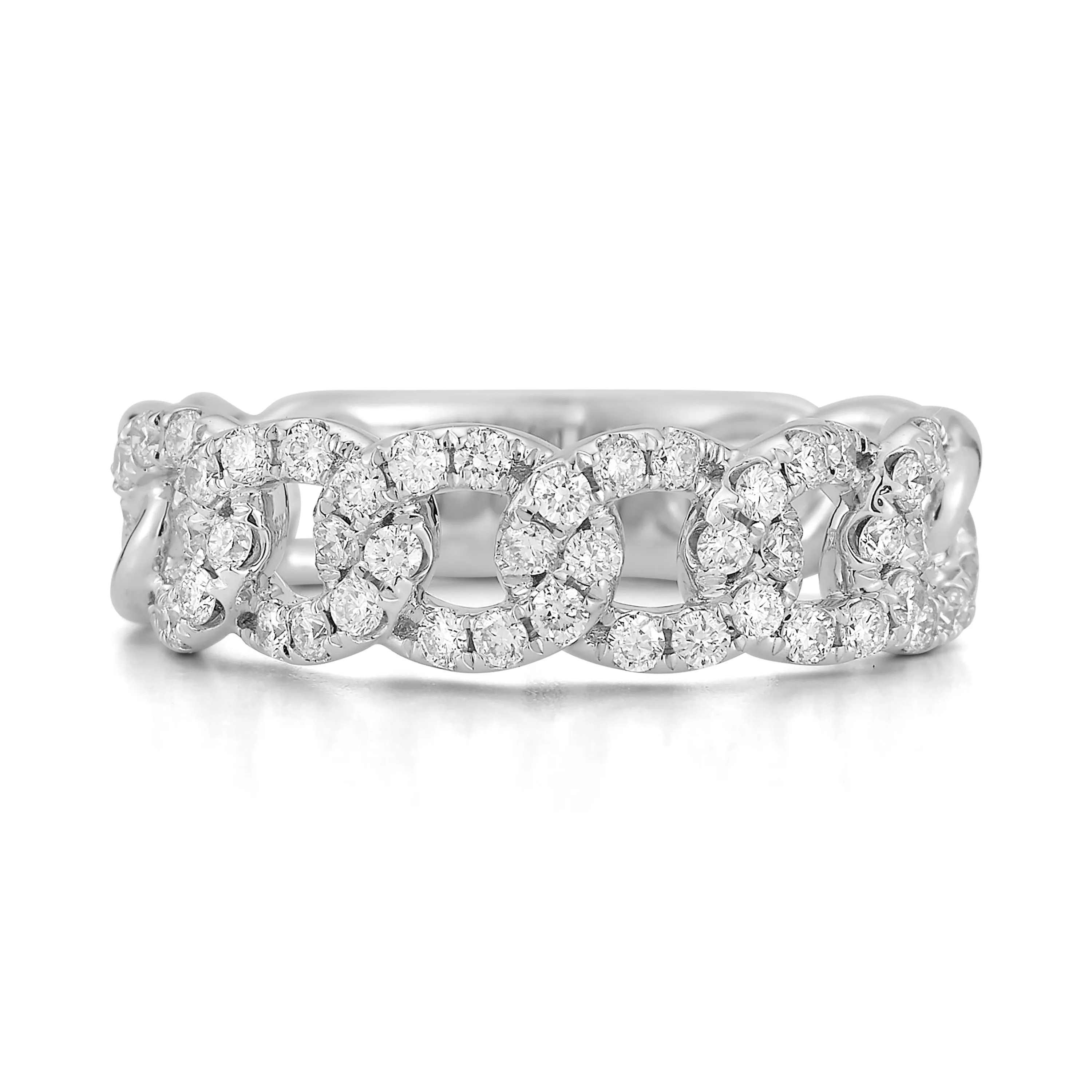 Diamond Curb Link Ring