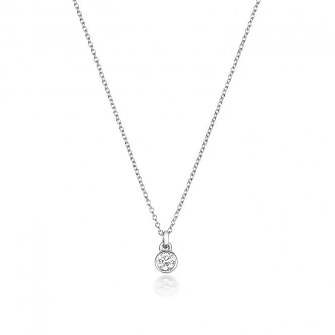 Diamond Jewellery 18ct White Gold Necklace NDQ152W