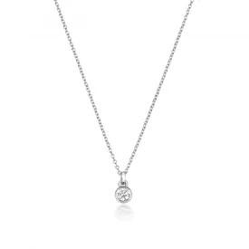 Diamond Jewellery 18ct White Gold Necklace NDQ152W