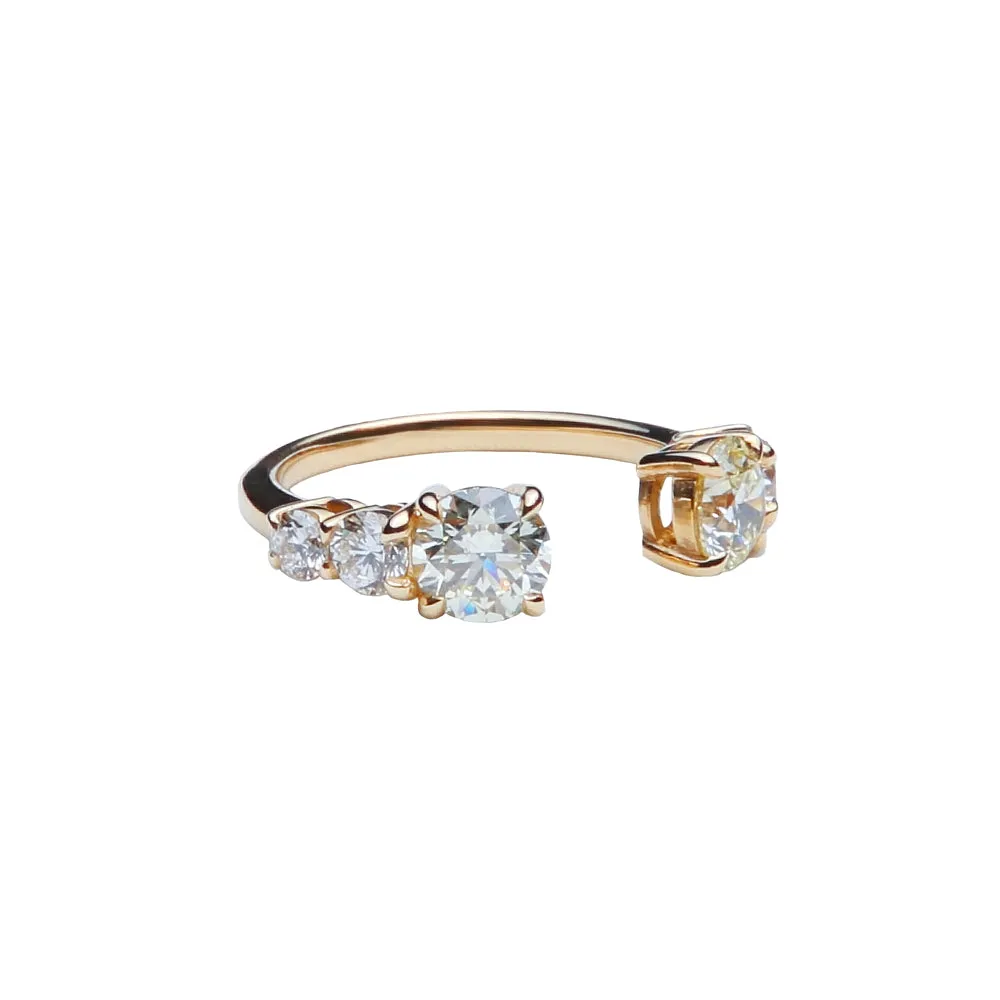 Diamond Open Ring