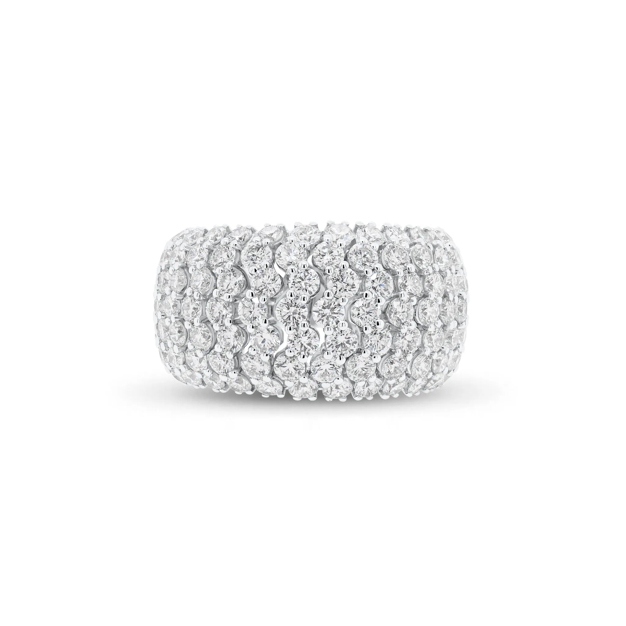 Diamond Puffy Fashion Ring