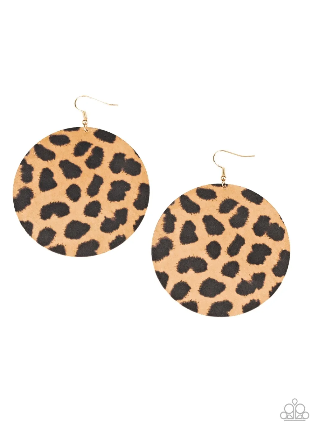 Doing GRR-eat Brown Earrings - Paparazzi Accessories