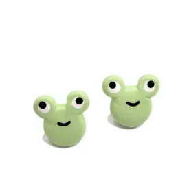 Earrings - Frog Studs by Mariposa Miniatures