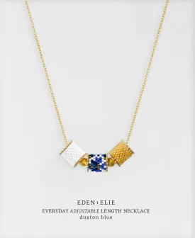 Everyday Adjustable Length Necklace - Duxton Blue