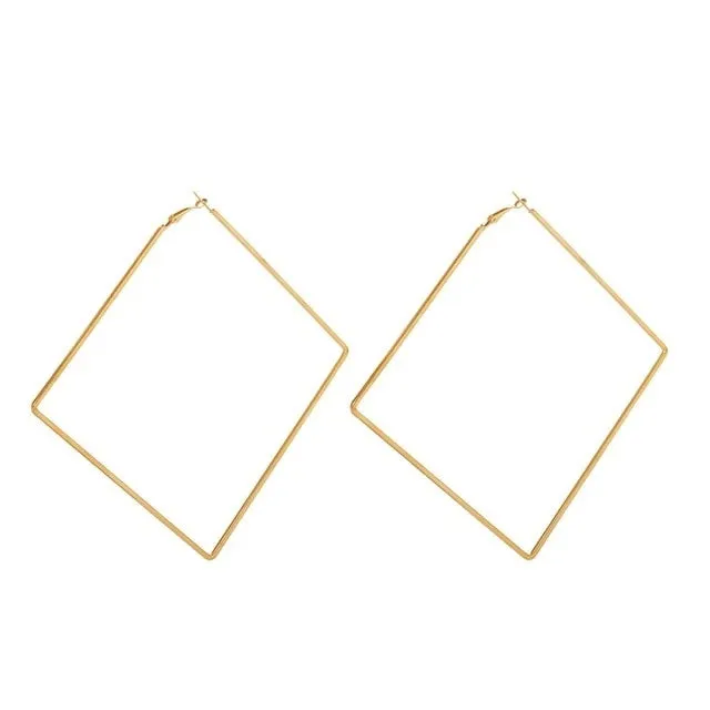 Geometric Oversized Earrings