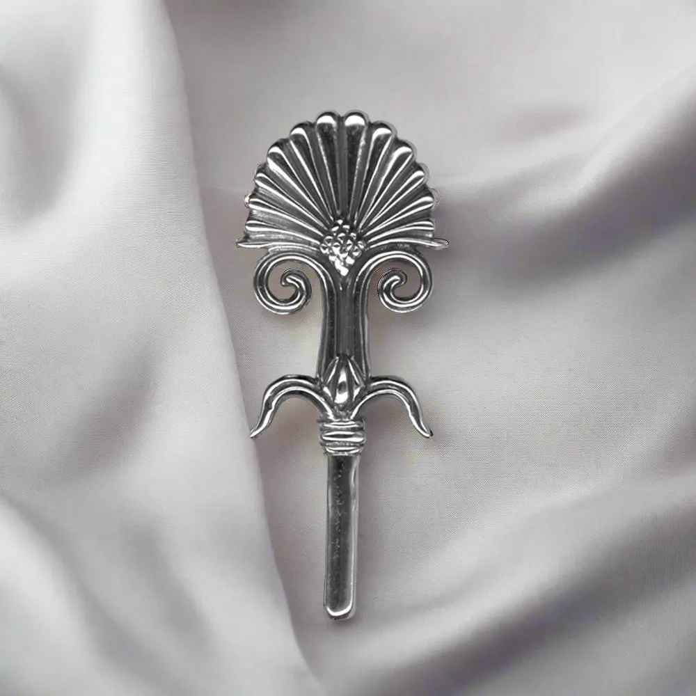 Greek Akrokeramo Brooch in Sterling Silver (K-89)