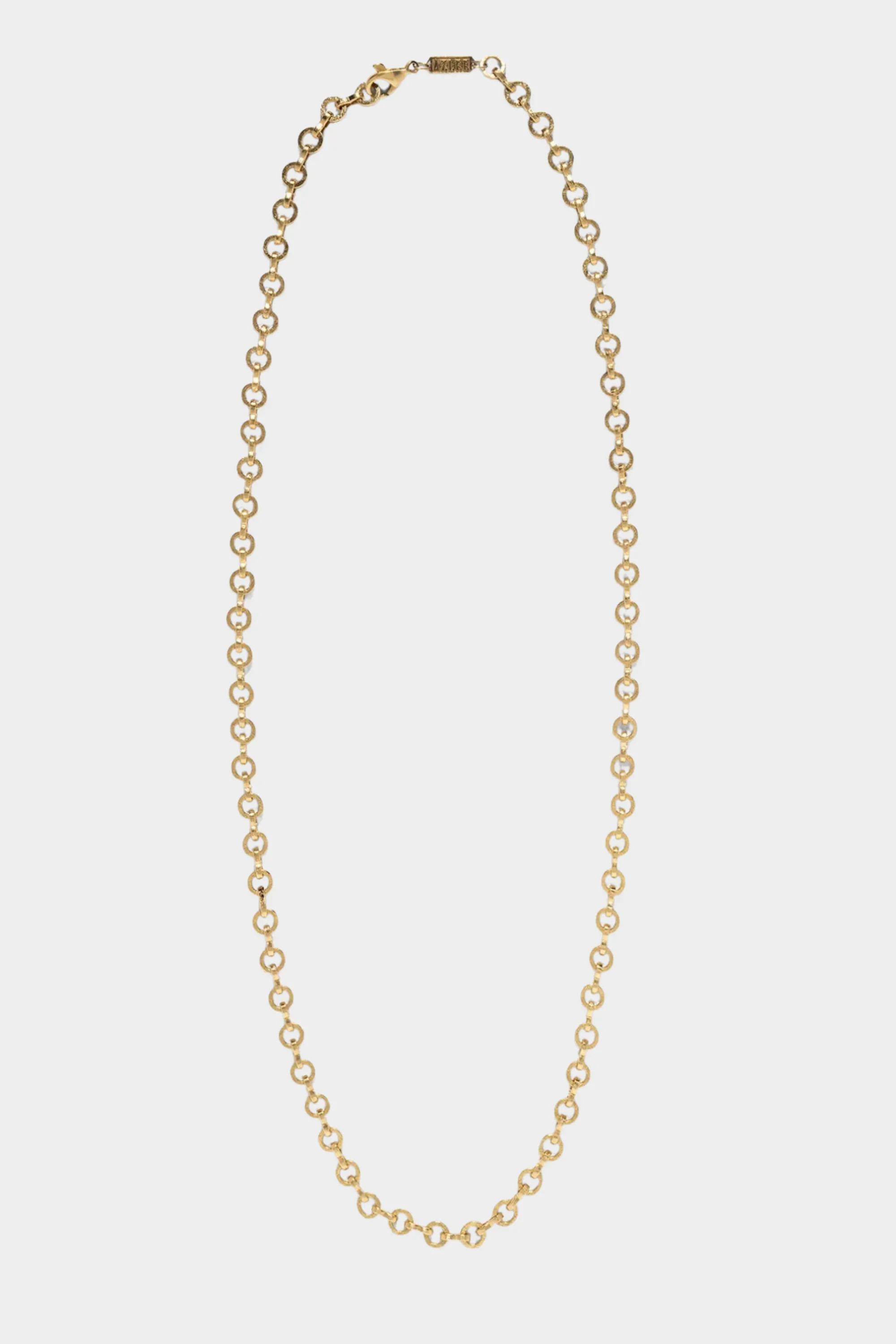 Heavy Medium Circle Link Chain, Yellow Gold