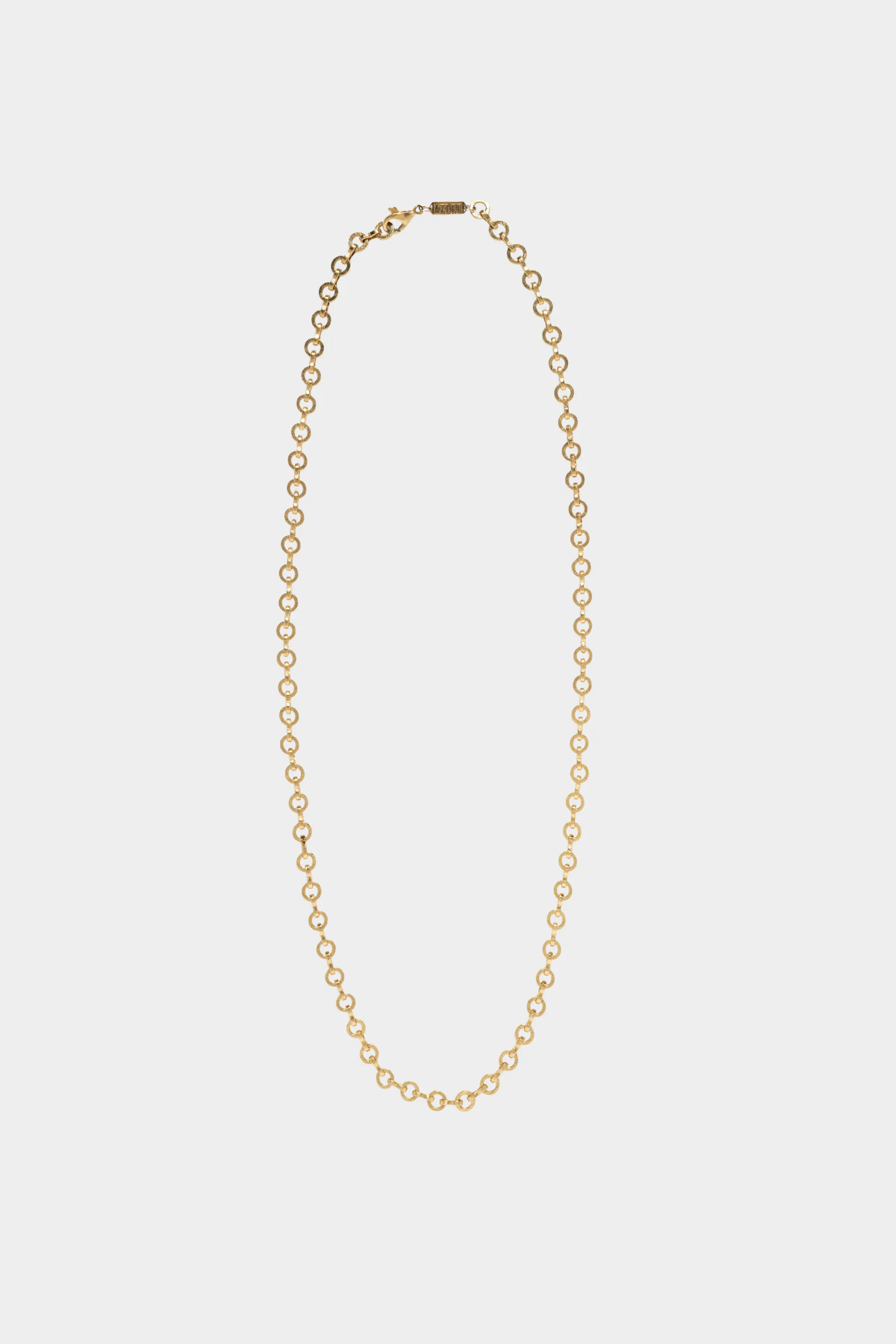 Heavy Medium Circle Link Chain, Yellow Gold