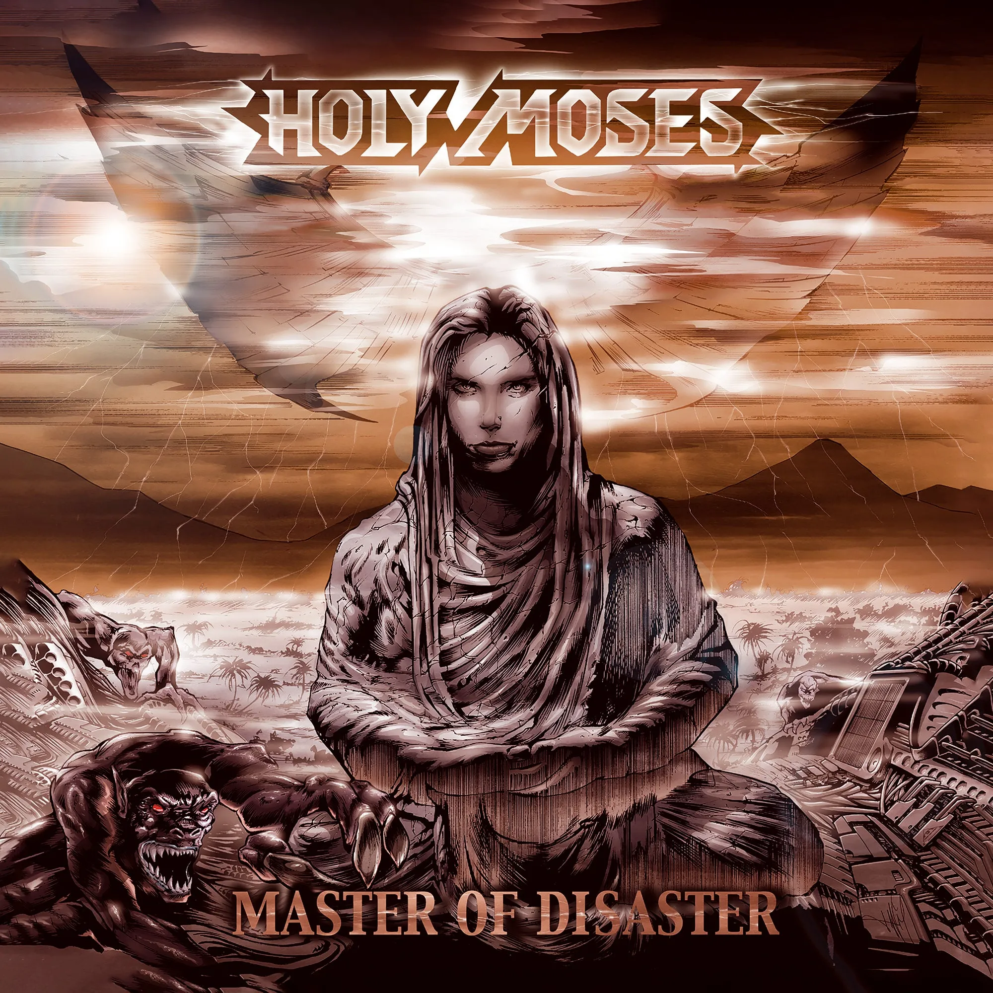 HOLY MOSES - MASTER OF DISASTER (*NEW-Orange Vinyl-EP, 2024, Brutal Planet Records) Ferocious Thrash Metal!