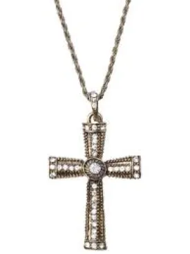 Jewelled Cross Necklace