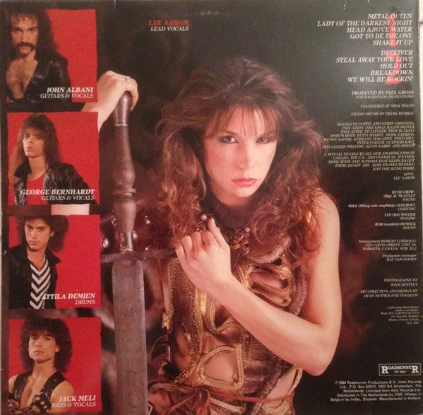 Lee Aaron - Metal Queen (LP, Album) (VG )