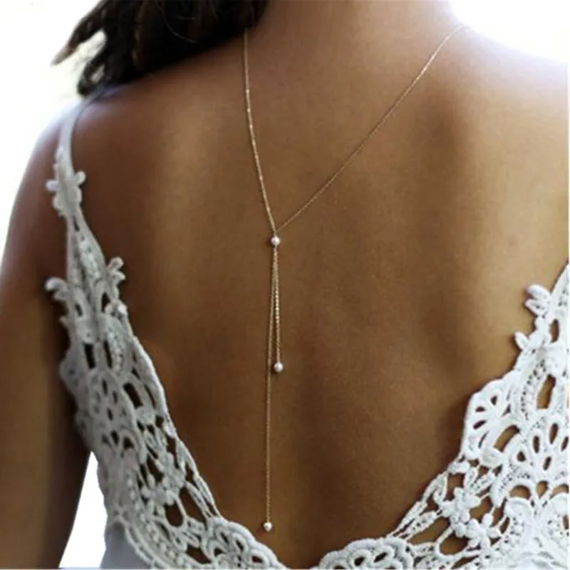 Like a Pearl Body Chain Necklace