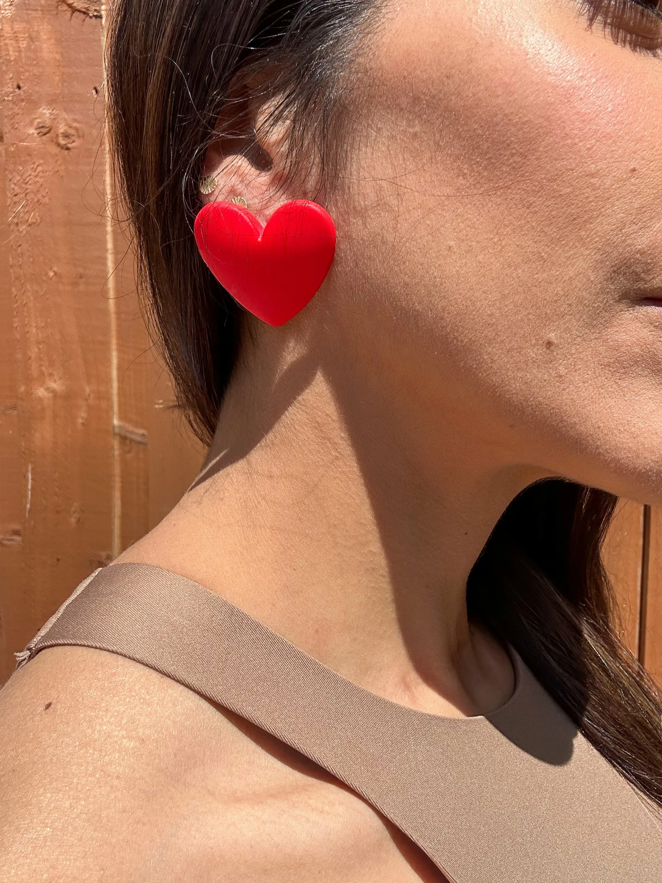 Maxi Heart earrings