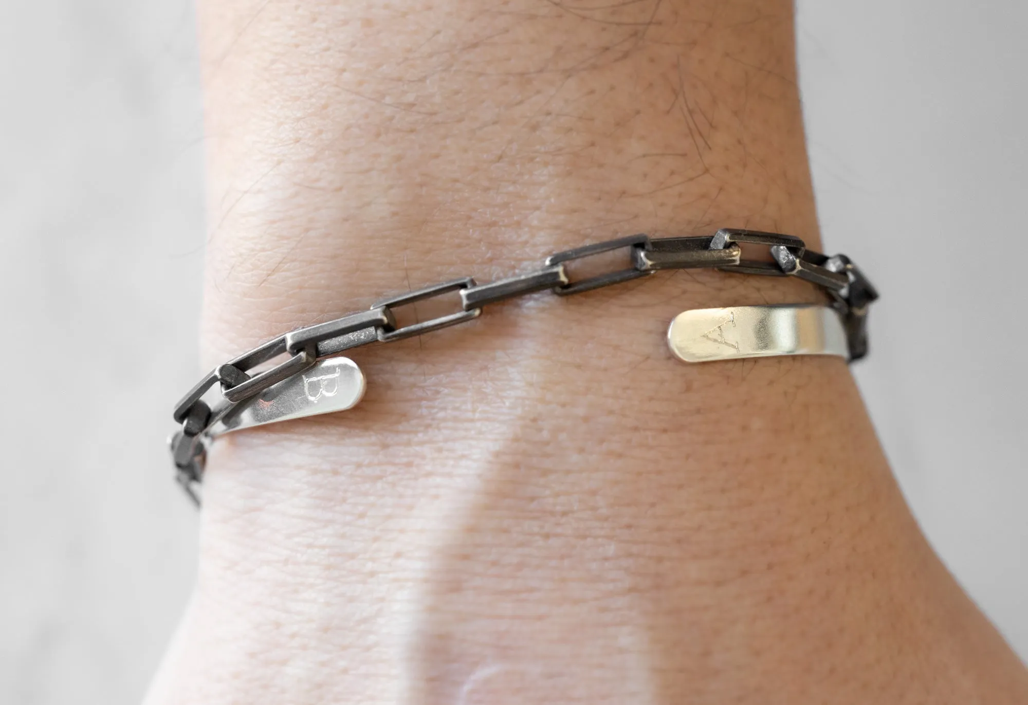 Men's Drawn Cable Chain Bracelet