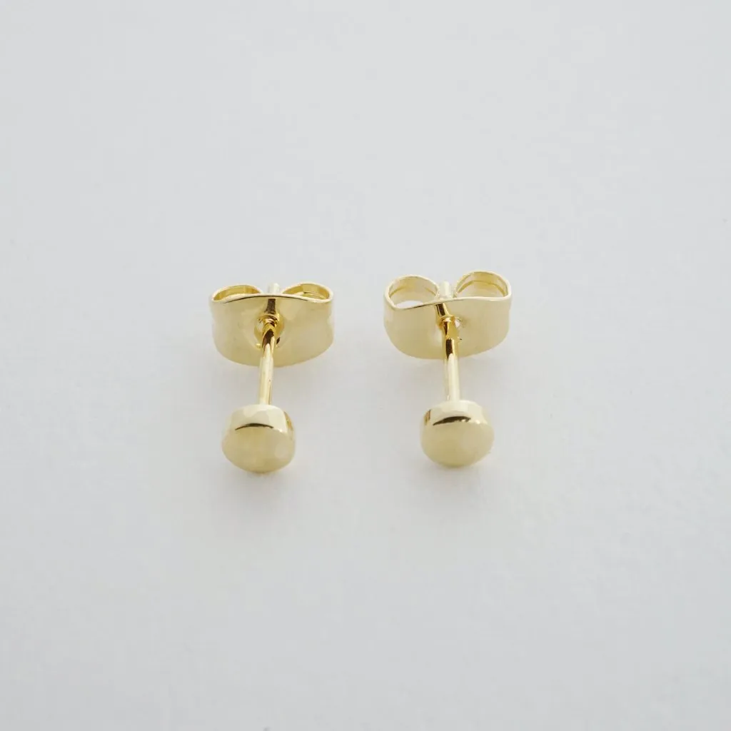 Mini Circle Stud Earrings