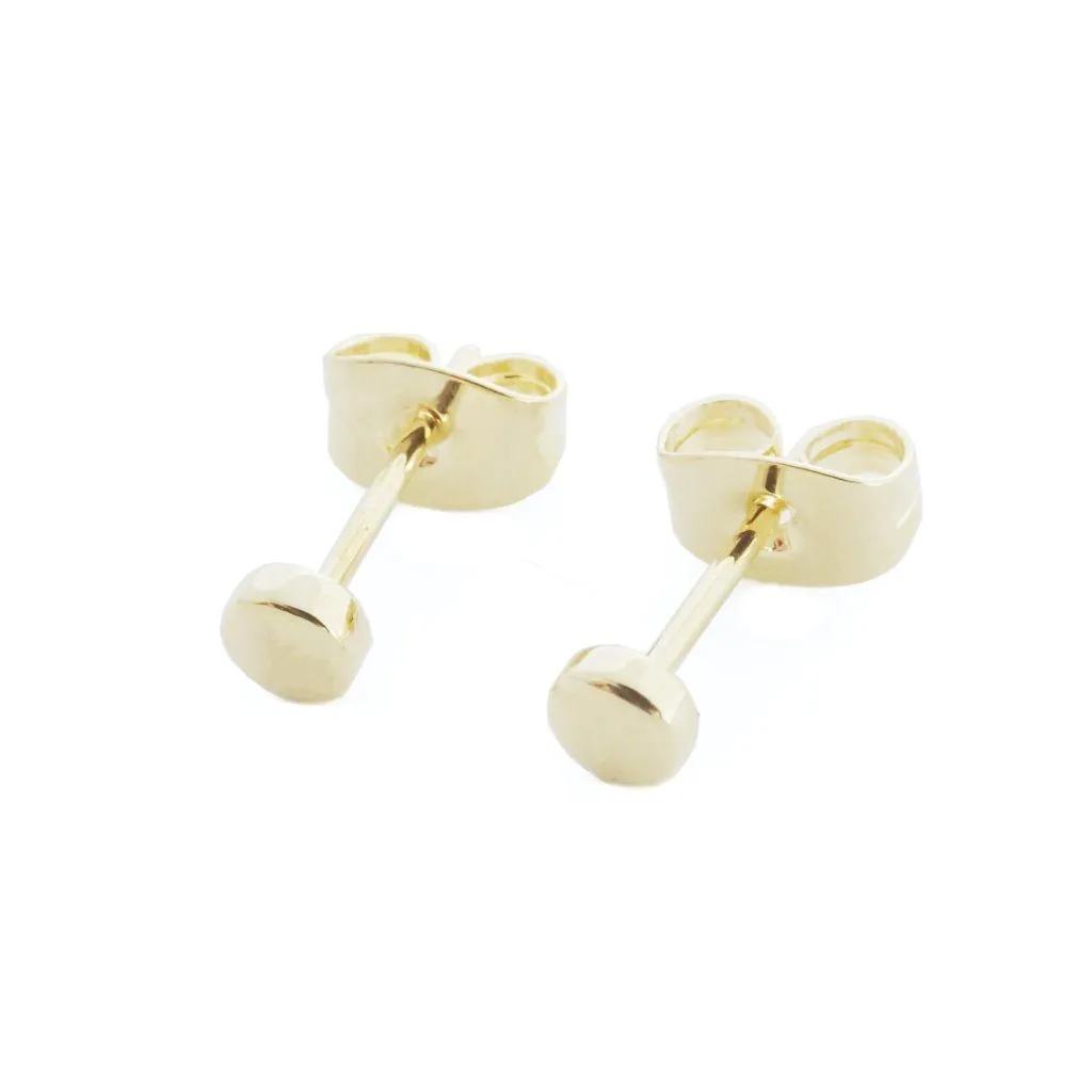 Mini Circle Stud Earrings