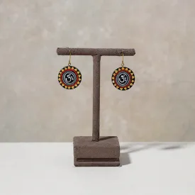 Miniature Handpainted Wooden Earrings