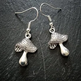 Mushroom Earrings Cottage Core