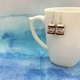 Nutella Jar Miniature Earrings