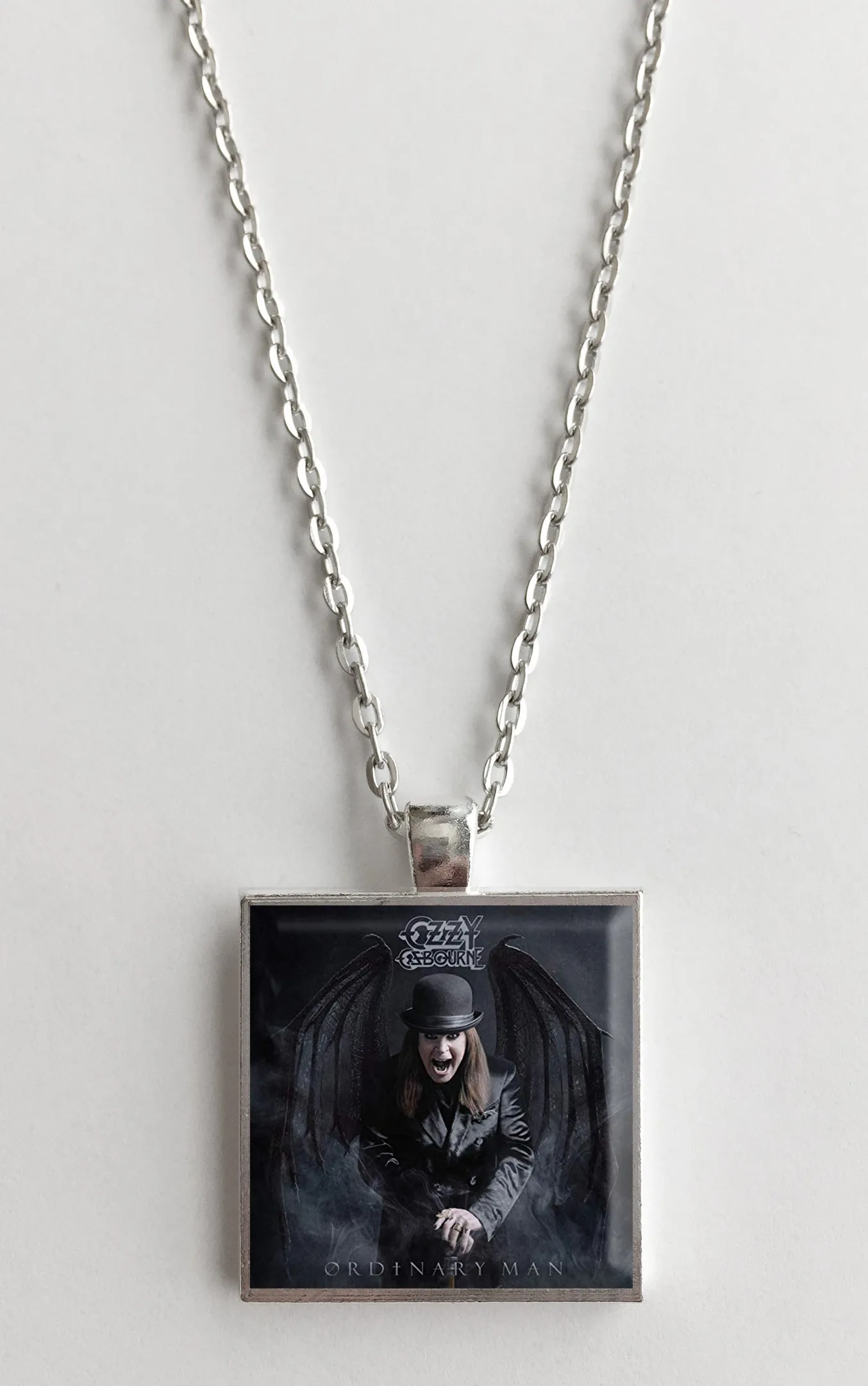 Ozzy Osbourne - Ordinary Man - Album Cover Art Pendant Necklace