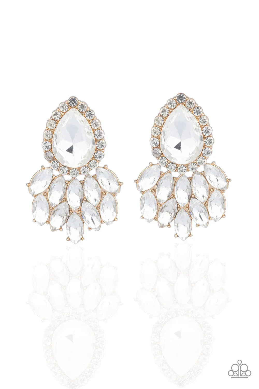 Paparazzi A Breath of Fresh HEIR Earrings Gold