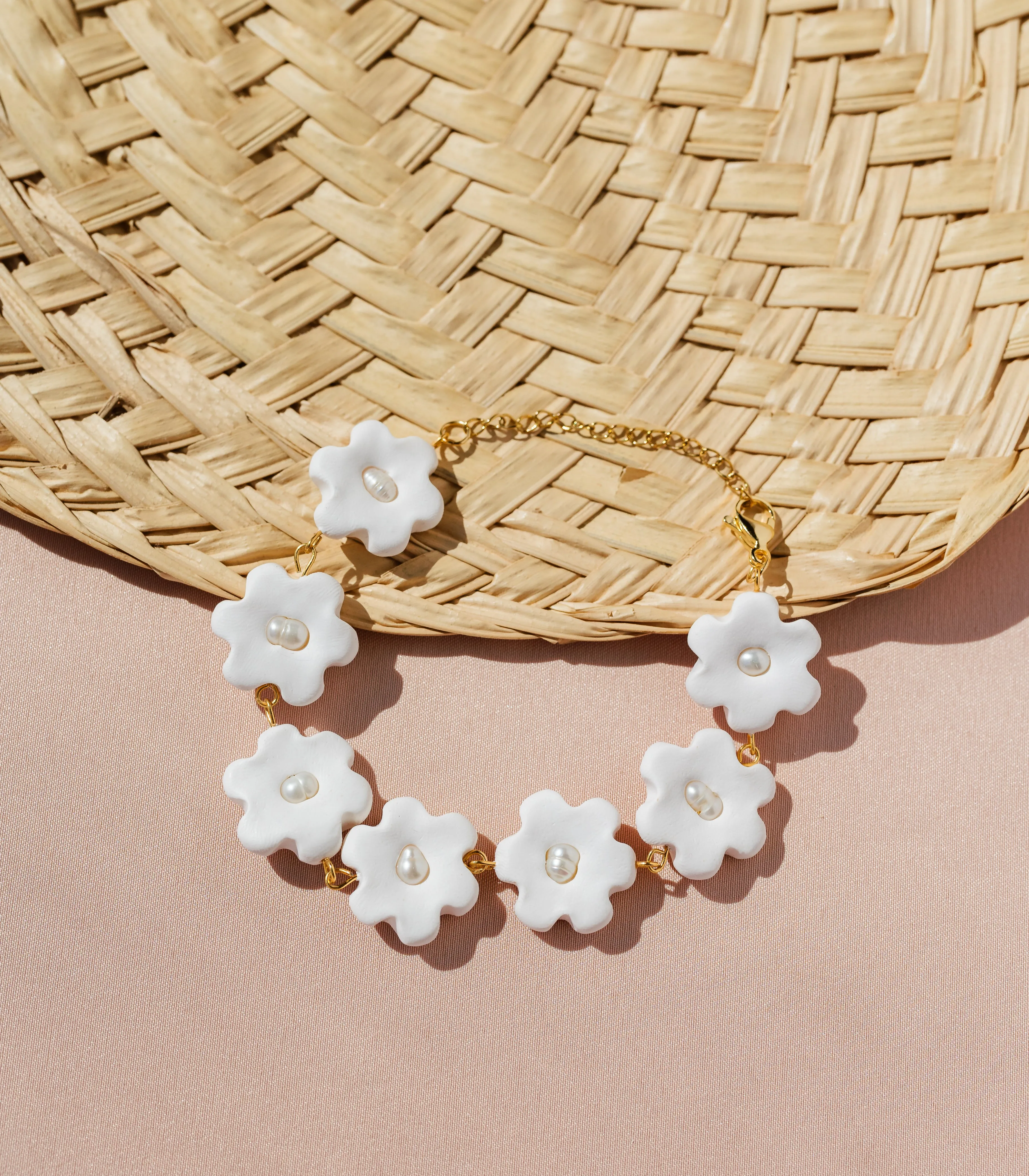 Pearly Sampaguita Bracelet