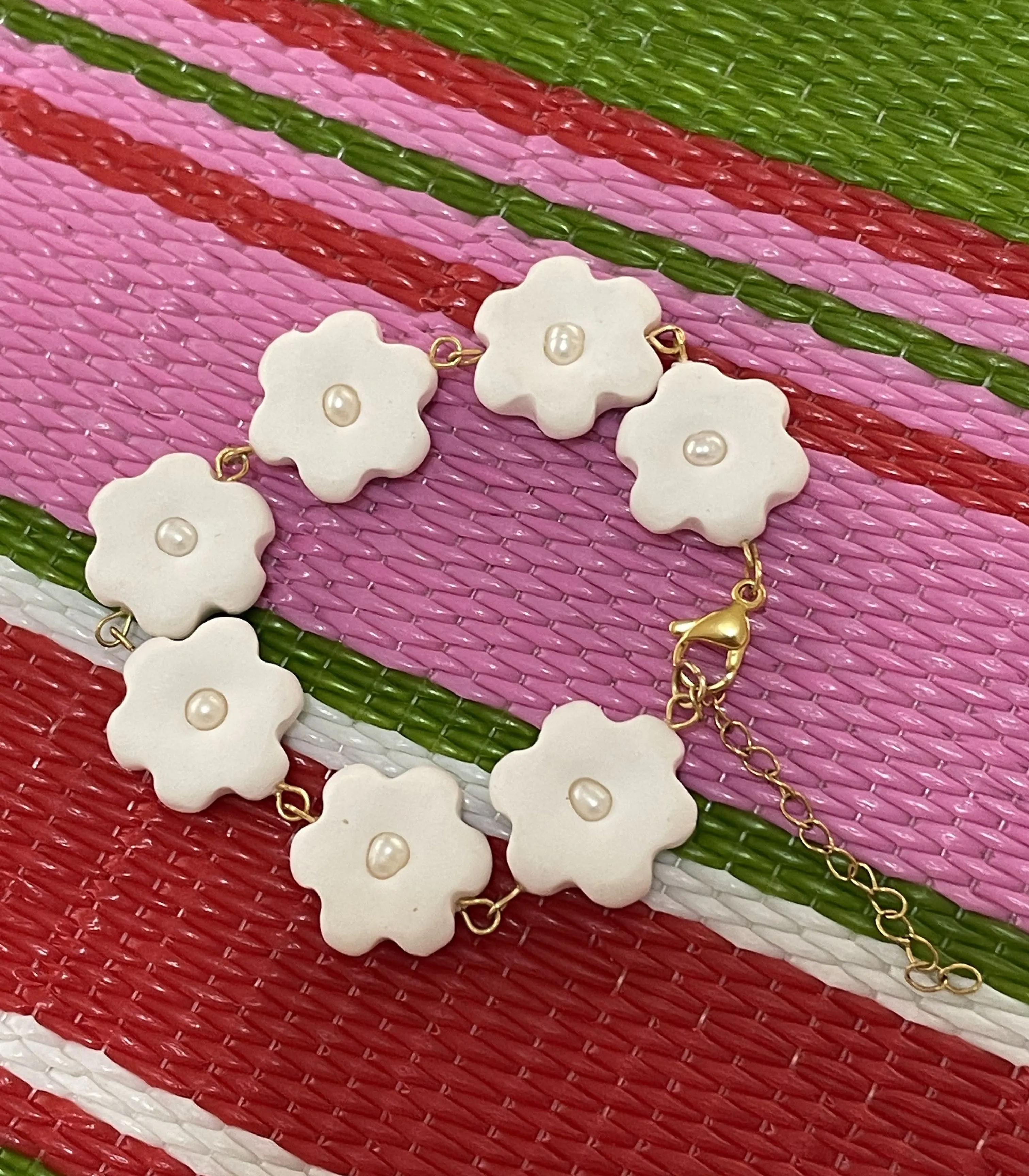 Pearly Sampaguita Bracelet