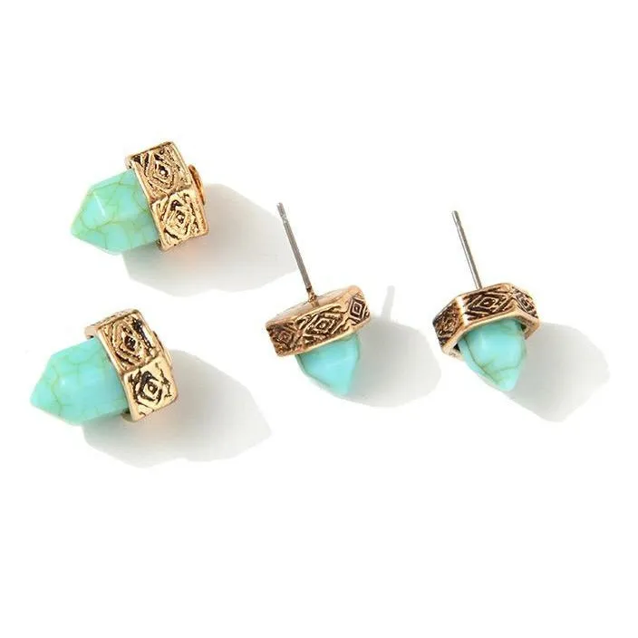 Prism Double Post Earrings